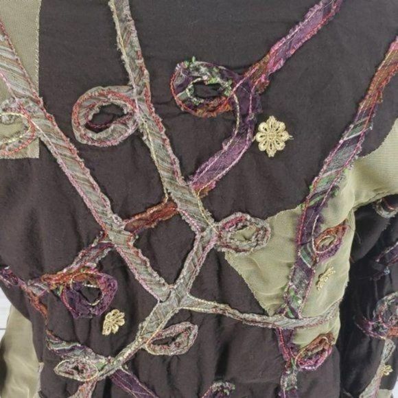 Ronnie Salloway large gyspy hobo button down shirt - Picture 5 of 8